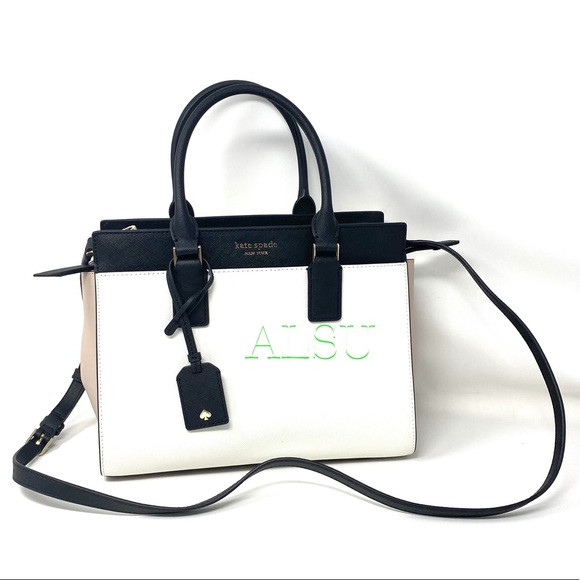 kate spade Handbags - Kate ♠️Spade Medium Satchel Cameron Le White Beige